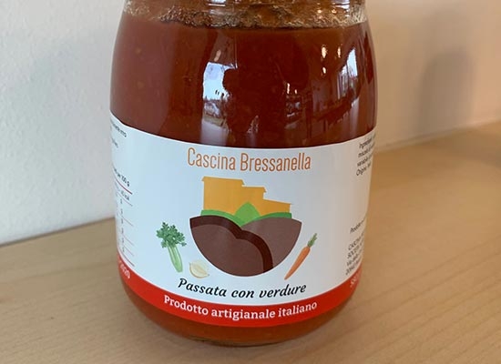 Passata con verdure 580 gr